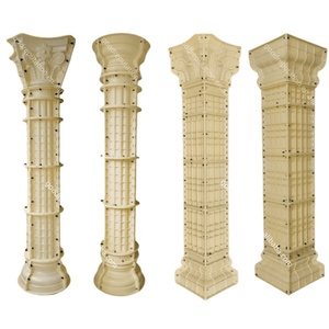 Nouveau design de moule de pilier européen en plastique à bande classique Moule de <span class=keywords><strong>ciment</strong></span> en béton à injection de colonne - Product Image 1