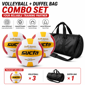 <span class=keywords><strong>Set</strong></span> Combo <span class=keywords><strong>Pallavolo</strong></span> in EVA Morbido Laminato <span class=keywords><strong>3</strong></span> Pezzi Misura 5 con Grande Borsa da Trasporto in Oxford Kit Portatile per <span class=keywords><strong>Pallavolo</strong></span> - Product Image 1