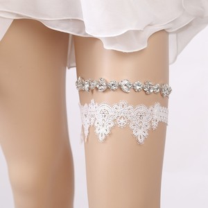 2 piezas <span class=keywords><strong>de</strong></span> ligueros <span class=keywords><strong>de</strong></span> <span class=keywords><strong>boda</strong></span> con pedrería para mujer, joyería nupcial para la <span class=keywords><strong>novia</strong></span>, ligueros <span class=keywords><strong>de</strong></span> encaje decorativos para la <span class=keywords><strong>novia</strong></span> - Product Image 3