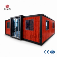 Maison solaire pliable à ossature acier, technologie moderne, design respirant, certifiée CE ISO, maison modulaire pour usage scolaire et appartement