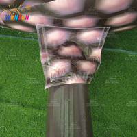 WINSUN Modèle de serpent gonflable géant de publicité de taille personnalisée pour l'extérieur