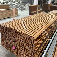 Nuevo Panel de Pared Exterior WPC, Resistente al Agua y al Fuego, Decorativo, con Aspecto de Madera