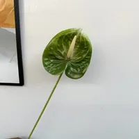 Kunststof kunstbloemen Anthurium bruiloftszaal decoratie huisdecoratie nepbloemen palm feest bloemstuk