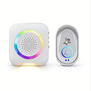 <span class=keywords><strong>Timbre</strong></span> Inalámbrico Inteligente con Anillo <span class=keywords><strong>de</strong></span> Luz RGB, Sensor <span class=keywords><strong>de</strong></span> Movimiento por Ondas, Sin Contacto, con Luz Nocturna para el Hogar - Product Image 6