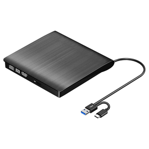 Unidad de <span class=keywords><strong>DVD</strong></span> Óptica EDD08 V2, Grabadora de CD/<span class=keywords><strong>DVD</strong></span> Portátil USB 3.0 USBC, Reproductor de <span class=keywords><strong>DVD</strong></span> para Computadora, Grabadora de <span class=keywords><strong>DVD</strong></span> de 8x, Bandeja de CD de <span class=keywords><strong>24x</strong></span> Tipo C - Product Image 2