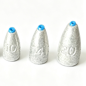 Plombs de pêche en plomb avec noyau en ligne souple, lestes encastrés pour la pêche au bar - Product Image 1
