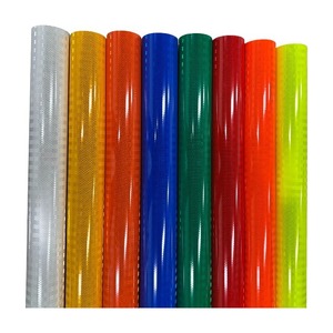 HY-Sign HY-101 Prism High Intensity Grade Reflective Film PET Self <strong>Adhesive</strong> Printable Custom Logo Reflective Sheet <strong>Vinyl</strong> Water - Product Image 1