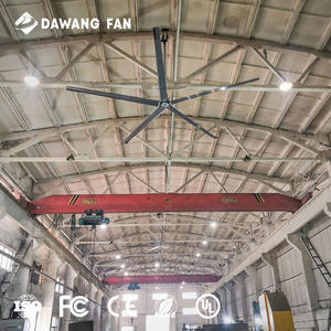 Ventilateur axial de plafond DAWANG FAN D16 16 pieds en alliage d'aluminium IP55, silencieux, étanche, HVLS, pour élevages bovins, économie d'énergie - Product Image 4