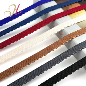 Bán buôn đầy màu sắc 1.2cm răng cạnh Picot ban nhạc đàn hồi nylon ren TRIM chống trượt đồ lót đàn hồi Áo ngực dây đai - Product Image 1