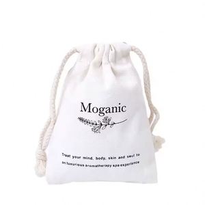 Wholesale Personalized Recycled Colorful <b>Cloth</b> Canvas Custom Cotton Drawstring <b>Bag</b> Packaging With Logo - Product Image 3