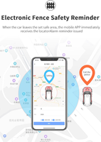 AD08 Mini Traceur GPS Intelligent OBD pour Voiture, Positionnement en Temps Réel, Multi-Alarms, Service d'Application IOS & PC Gratuit sur 3 Ans