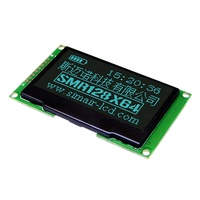 Papan PCB modul Tampilan LCD OLED 2.42 inci harga rendah, matriks 128x64 Dot, Driver SSD1309