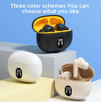 Écouteurs intra-auriculaires sans fil Bluetooth TWS avec affichage numérique et commandes tactiles - Cadeau pour la Saint-Valentin et Thanksgiving