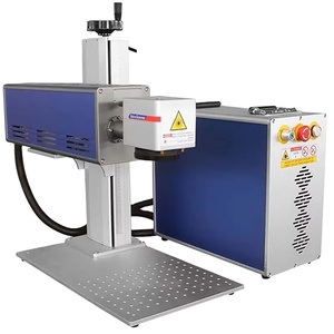 New 20W 30W 50W 100W Portable <b>Split</b> Type Laser Printing Pachine Fiber Laser Engraving <b>Machine</b> - Product Image 1