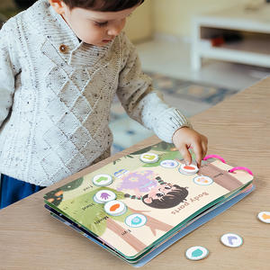 Livre d'autocollants silencieux pour enfants fait à la main pour l'apprentissage précoce <span class=keywords><strong>Maria</strong></span> <span class=keywords><strong>Montessori</strong></span>-inspiré pour unisexe 2-4 ans ensemble <span class=keywords><strong>de</strong></span> papier - Product Image 6