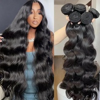 Extensions de cheveux humains 16A Body Wave, 100% cheveux philippins bruts non traités, provenant d'un seul donneur, pour femmes, à coudre rapidement