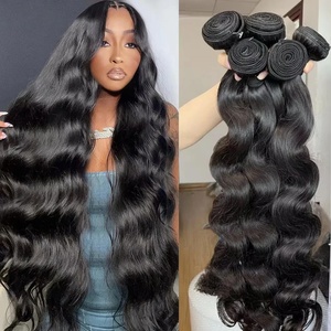Extensions de cheveux humains 16A Body Wave, 100% cheveux philippins bruts non traités, provenant d'un seul donneur, pour femmes, à coudre rapidement - Product Image 2