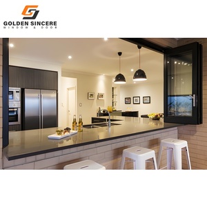 Fenêtre pliante en aluminium à cadre noir GS pour maisons contemporaines - Product Image 4