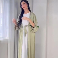 Nouvelle saison doux Satin femmes vêtements islamiques robe Abaya tunique Dubaï mode musulmane turque diamant traditionnel musulman