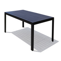 Ensemble de salle à manger en aluminium, mobilier de jardin populaire, Style Morden, Table et chaise pliables, 2020