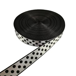 Ruban de sangle en polyester de qualité supérieure de 1 pouce imprimé sur mesure et durable avec une ténacité élevée - Product Image 4