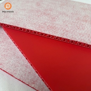 Protection de <span class=keywords><strong>sol</strong></span> en nid d'abeille double couche rouge 2200x1200x10mm, feuille de protection en nid d'abeille FR PP, protection de <span class=keywords><strong>sol</strong></span> anti-chocs - Product Image 5