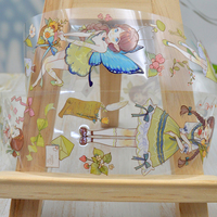 Dessin animé mignon papier Transparent Journal autocollants pour Album vie planificateur quotidien pour téléphones mobiles