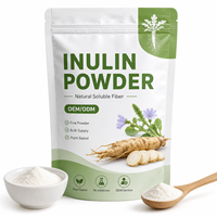 Poudre d'Inuline de Haute Qualité, Fibre Naturelle de Racine de Chicorée, Ingrédient Prébiotique pour Complément Alimentaire, Marque Privée OEM ODM