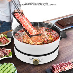 Sipyong Multi Functional Electric Cooker 28/30cm With Non Stick Pan And Baking Plate For Hot Pot And Barbecue - Product Image 3