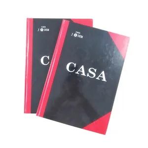 Poco Costoso della fabbrica di Cartone Copertura Perfetta Vincolante Notebook A4 Hardcover Stampato