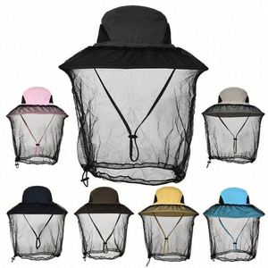 Sombrero de Montañismo Transpirable de Secado Rápido Anti-Mosquitos para Hombre y Mujer, Gorra de Pesca de Ala Ancha con Protección de Malla - Product Image 2