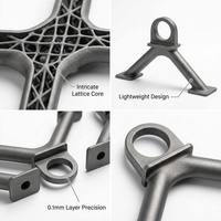 Piezas Metálicas Impresas en 3D de Precisión |   Estructura de celosía ligera |   Servicio AM de Grado Aeroespacial y Médico
