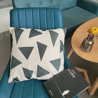 Housse de coussin agréable taie d'oreiller confortable pour canapé pour la décoration intérieure