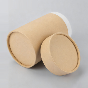 Tubo de Papel Cilíndrico Redondo Biodegradable, Personalizable con Logotipo y Tamaño, para Envasado de Alimentos, Café en Grano, Té, en Bolsas, de Papel Kraft - Product Image 3