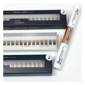 Prodotti di bellezza fai da te extension ciglia natturali ciglia finte ciglia all'ingrosso grappolo ciglia - Product Image 1