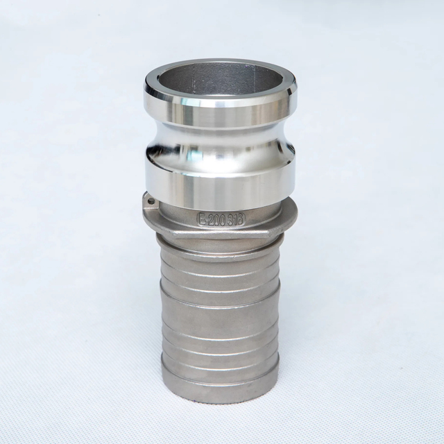 Stainless Steel Connector Adapter With Cast Iron Camlock Fittings Brass & Polypropylene Quick Coupling Model Number Head