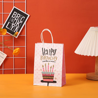 Sac cadeau en papier personnalisé pour fête d'anniversaire, fête de naissance, décoration de fête, pochette pour bonbons et biscuits