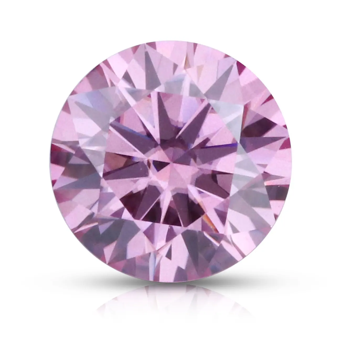 1ct 2ct 3ct pink diamond in fancy cut loose gems vvs moissanite stone pink plated factory sale price pink diamond