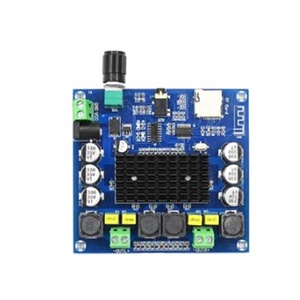 Placa amplificadora de potencia <span class=keywords><strong>digital</strong></span> 5,0 TPA3116 compatible con tarjeta TF entrada síncrona AUX canal de sonido dual 100W * 2 YJ - Product Image 1