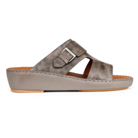 Sandales arabes de luxe SHIKOL en cuir véritable pour hommes – Confortables, souples, respirantes, idéales pour la plage et l'extérieur, parfaites pour le Ramadan