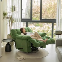 Fauteuil de détente électrique multifonctionnel de luxe moderne, fauteuil de première classe pour salon et salle à manger