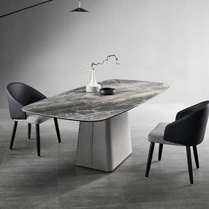 Bàn ăn hình chữ nhật sang trọng bằng gỗ nguyên khối hiện đại dành cho căn hộ nhỏ Ghế cao cấp Nội thất phòng ăn 2 chỗ ngồi - Product Image 5