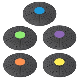 Custom Logo High Quality Plastic Round Exercise Fitness Stability Trainer Wobble Yoga Twisting Workout <strong>Balance</strong> Board - Product Image 5