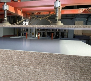 1830 + 2750 + 15-18-25 mét ván dăm <span class=keywords><strong>Laminate</strong></span> tấm không thấm nước trắng melamine tráng ván dăm ván flakeboard - Product Image 4