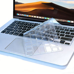 Housse de <span class=keywords><strong>clavier</strong></span> pour ordinateur portable <span class=keywords><strong>MacBook</strong></span> Air Apple en TPU, compatible avec M1, 2, 3, M4 <span class=keywords><strong>Pro</strong></span>, <span class=keywords><strong>protection</strong></span> de <span class=keywords><strong>clavier</strong></span> transparente en silicone - Product Image 1