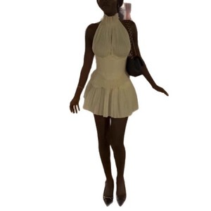 Nouvelle Collection Été : Jupe Courte Taille Haute Style Hepburn Français, Modèle Gâteau Haut de Gamme pour Femme, Tendance Européenne et Américaine - Product Image 5