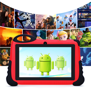 Tablette éducative pour enfants C Idea Eye-care 7 pouces, version Android WiFi, résistante aux chutes, rouge, avec design de dessin animé pour enfants (Girafe) - Product Image 4