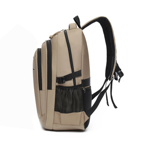 Men's Large Capacity Business Travel <b>Backpack</b> With Detachable Handle For Leisure Travel Khaki 36-<b>55L</b> - Product Image 3