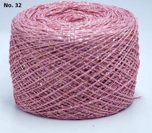 Fil à crocheter doré et argenté de haute qualité pour broderie, dentelle, bricolage, sacs, fil pailleté creux, tricot à la main, poupée métallique - Product Image 5
