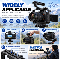 Kit de cage universelle pour appareil photo reflex numérique en aluminium Ayberk
